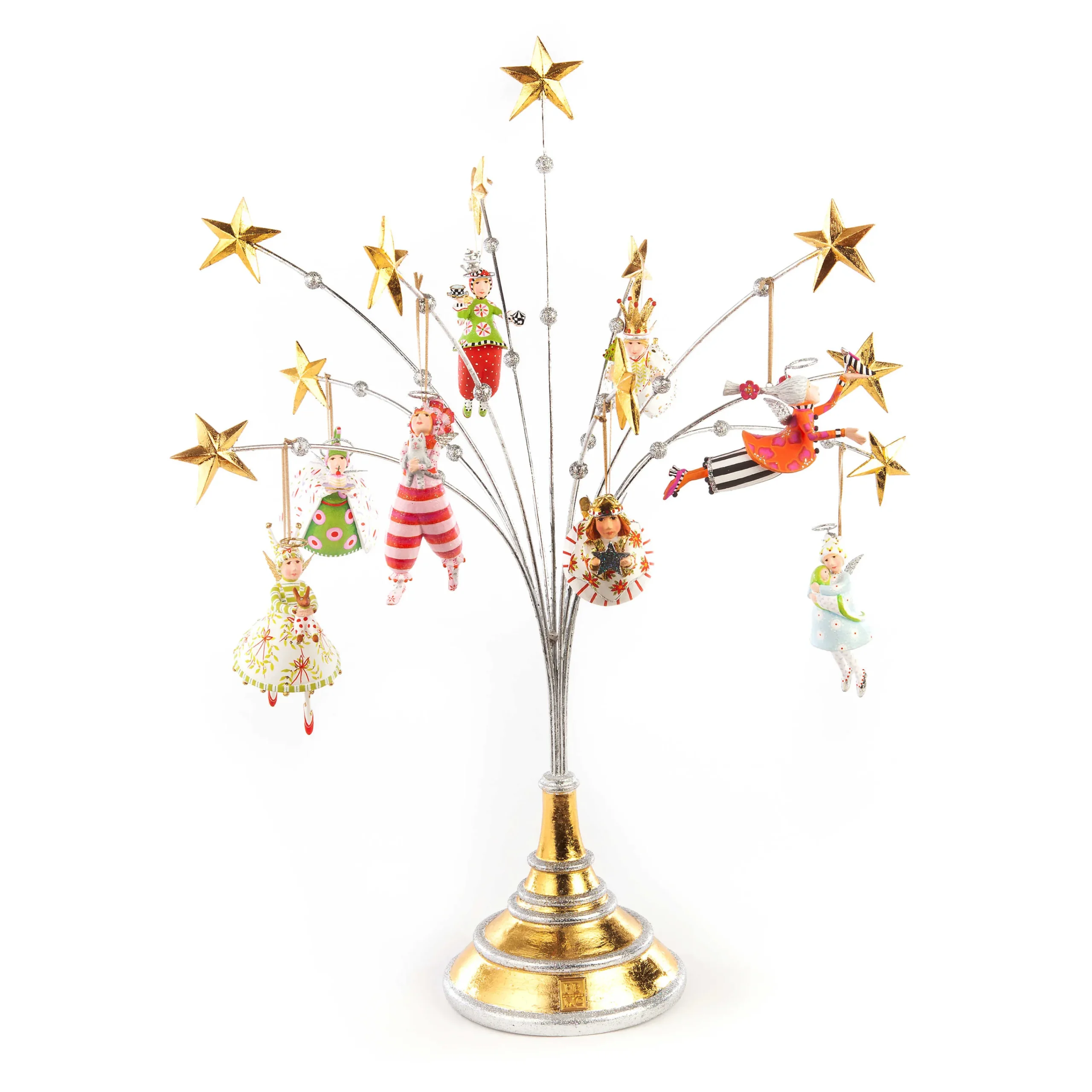 MacKenzie-Childs Patience Brewster Paradise Angel Mini Ornament Display Tree* Room Accents