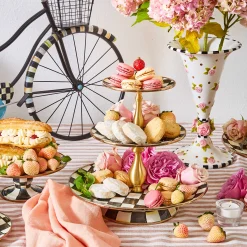 MacKenzie-Childs Patience Brewster Really Rosy Vase* Room Accents