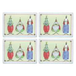 MacKenzie-Childs Patience Brewster Three Kings Cork Back Placemats - Set Of 4* Table Accessories
