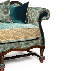 MacKenzie-Childs Peacock Sofa* Living Room