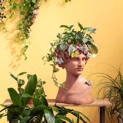 MacKenzie-Childs Persephone Bust Planter - Small* Pots & Planters