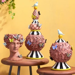 MacKenzie-Childs Persephone Bust Planter - Small* Pots & Planters