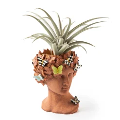 MacKenzie-Childs Persephone Bust Planter - Small* Pots & Planters