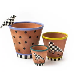 MacKenzie-Childs Persephone Pot - Medium* Pots & Planters