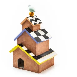 MacKenzie-Childs Persephone Tabletop Birdhouse* Outdoor Decor