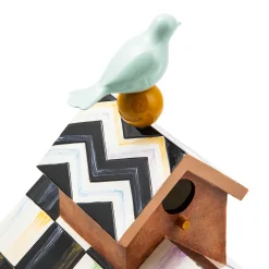 MacKenzie-Childs Persephone Tabletop Birdhouse* Outdoor Decor