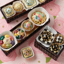 MacKenzie-Childs Petit Four Round Knob - Harlequin* Room Accents