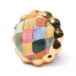 MacKenzie-Childs Petit Four Round Knob - Harlequin* Room Accents