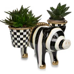 MacKenzie-Childs Pig Saddleback Planter* Pots & Planters