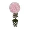 MacKenzie-Childs Pink Topiary Drop In - Large* Greenery & Florals