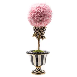MacKenzie-Childs Pink Topiary Drop In - Small* Greenery & Florals