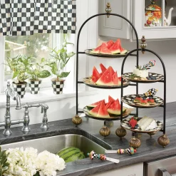 MacKenzie-Childs Plate Stand - Small* Outdoor Entertaining