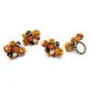 MacKenzie-Childs Polka Pumpkin Napkin Rings - Set Of 4* Table Accessories