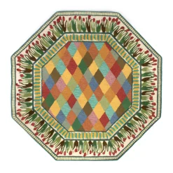 MacKenzie-Childs Poplar Ridge Rug - 6' Octagon* Rugs