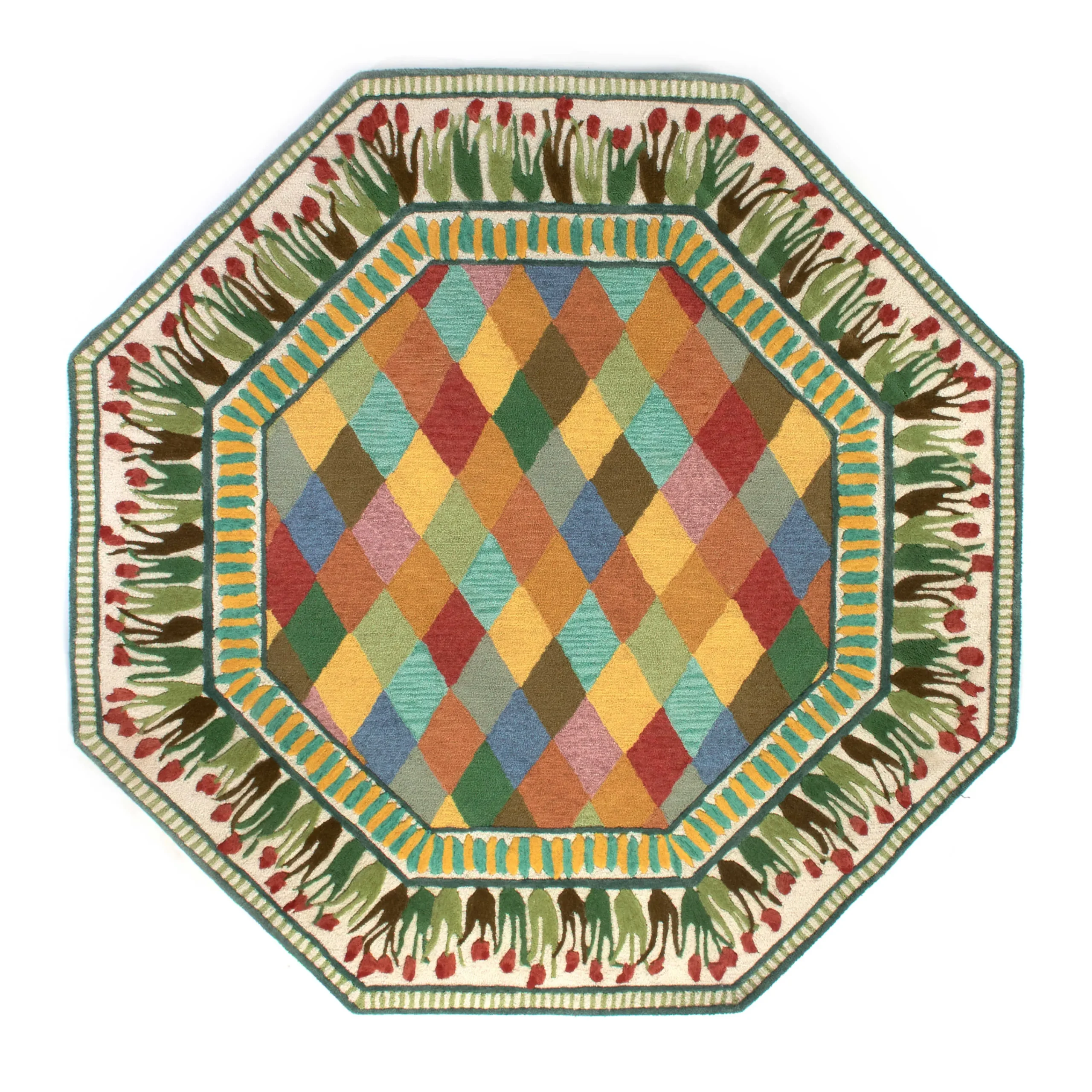 MacKenzie-Childs Poplar Ridge Rug - 6' Octagon* Rugs