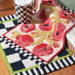 MacKenzie-Childs Poppy Bath Rug* Bed & Bath