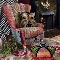 MacKenzie-Childs Portobello Road Footstool* Living Room