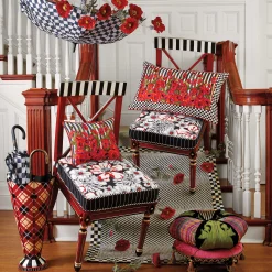 MacKenzie-Childs Portobello Road Footstool* Living Room