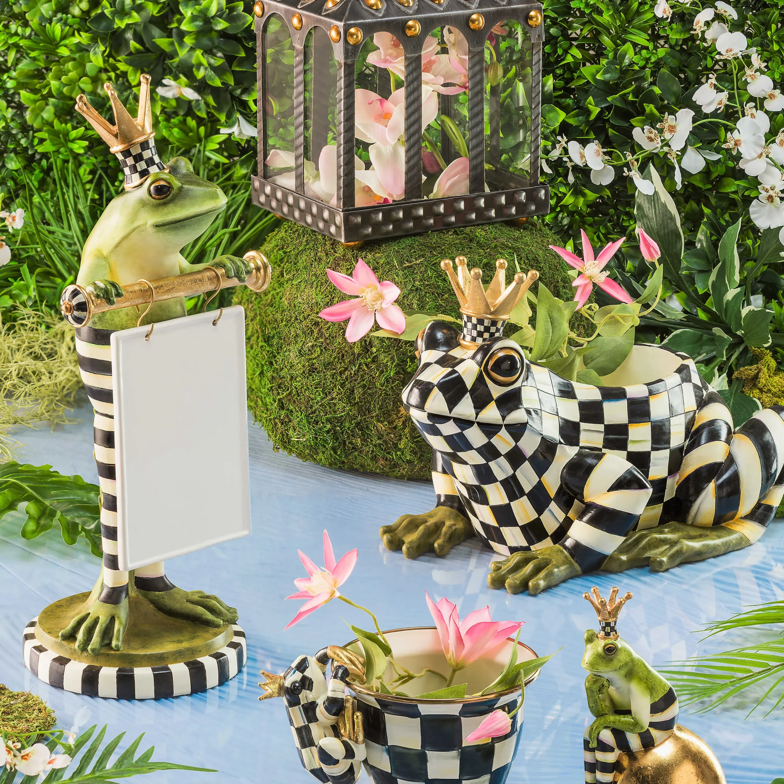 MacKenzie-Childs Pot Croaker Pot Climber* Pots & Planters