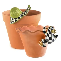 MacKenzie-Childs Pot Croaker Pot Climber* Pots & Planters