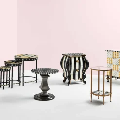 MacKenzie-Childs Pretty As A Bow Accent Table* Living Room