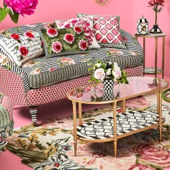 MacKenzie-Childs Pretty As A Bow Coffee Table* Living Room