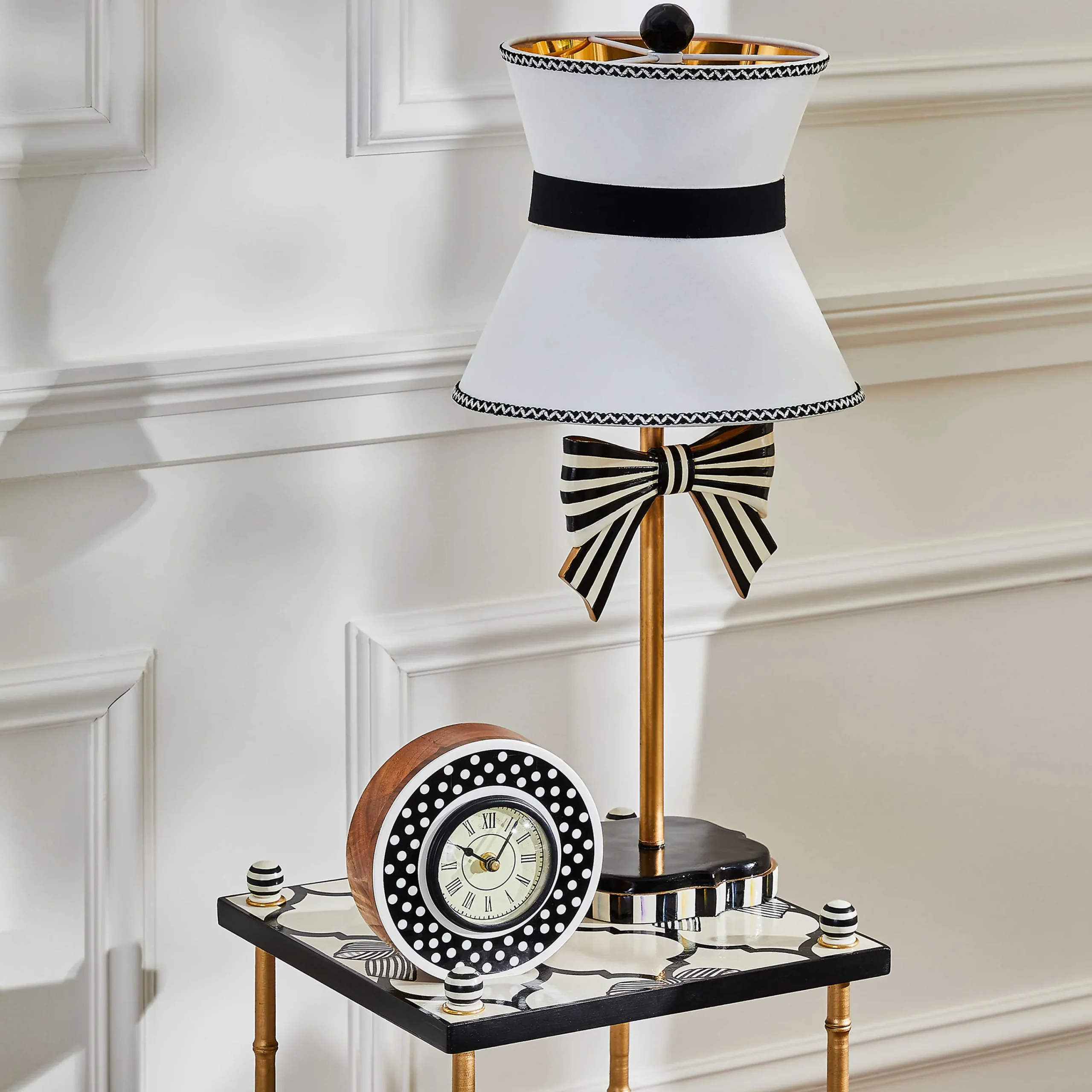MacKenzie-Childs Pretty As A Bow Table Lamp* Lighting