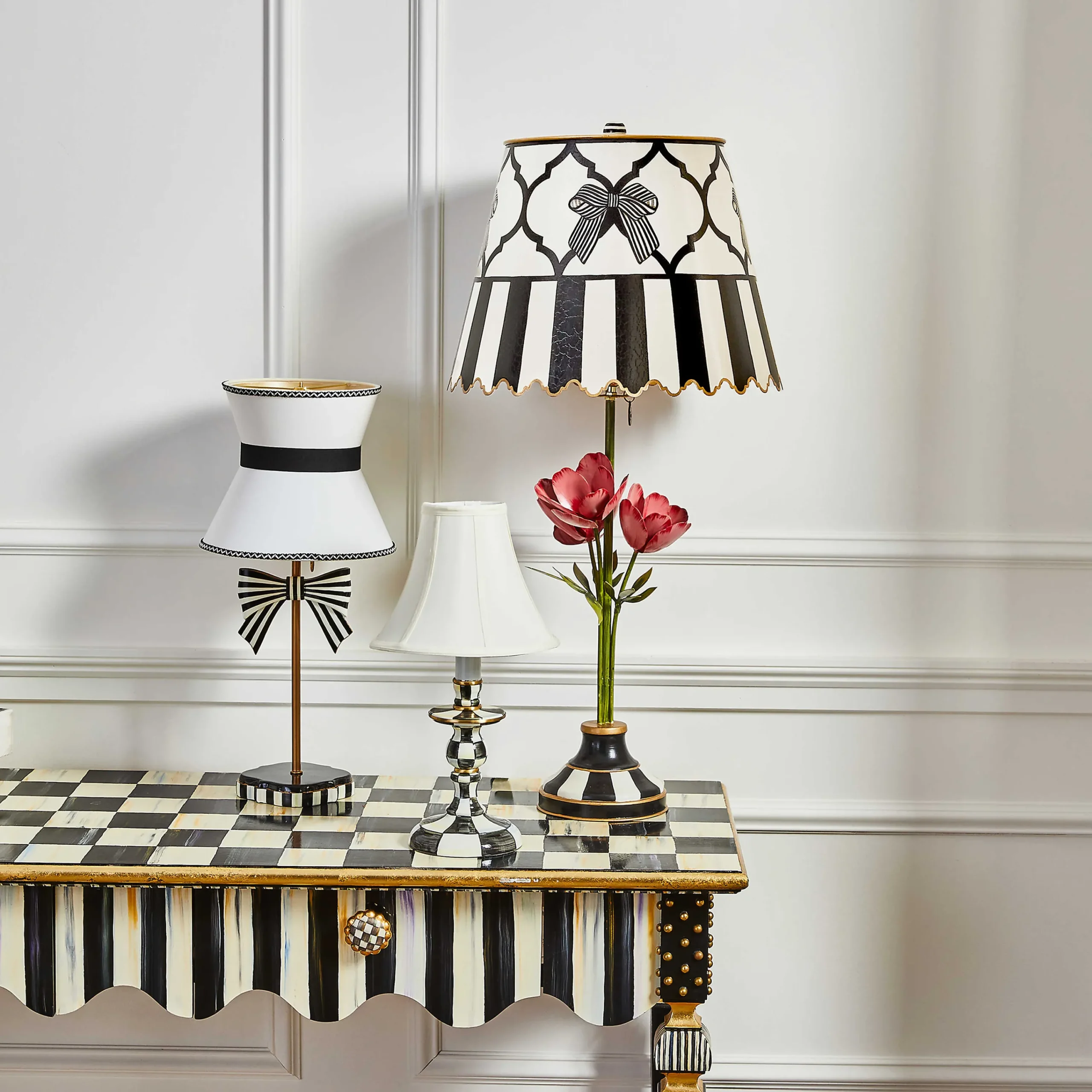 MacKenzie-Childs Pretty As A Bow Table Lamp* Lighting