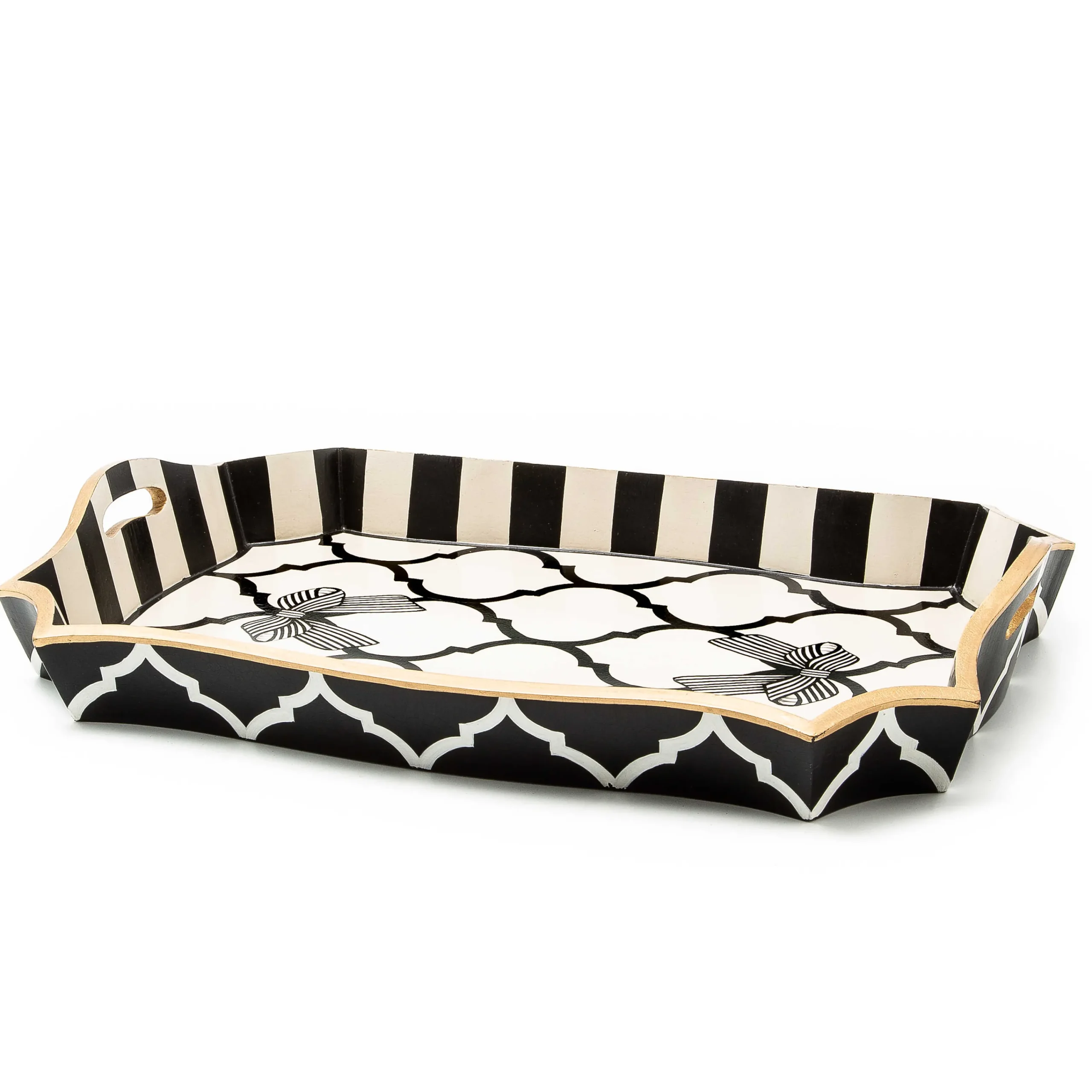 MacKenzie-Childs Pretty As A Bow Tray - Large* Serveware