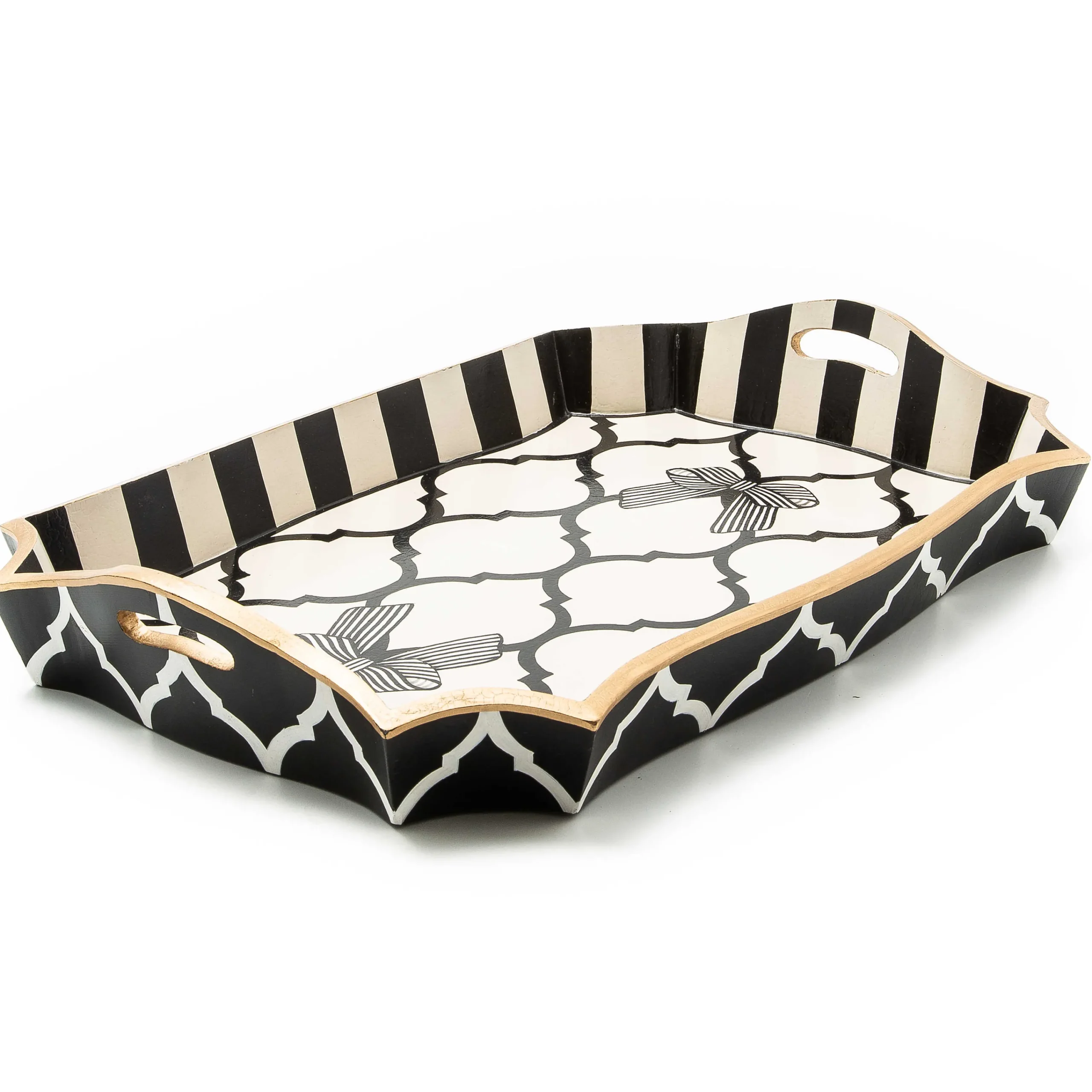 MacKenzie-Childs Pretty As A Bow Tray - Large* Serveware