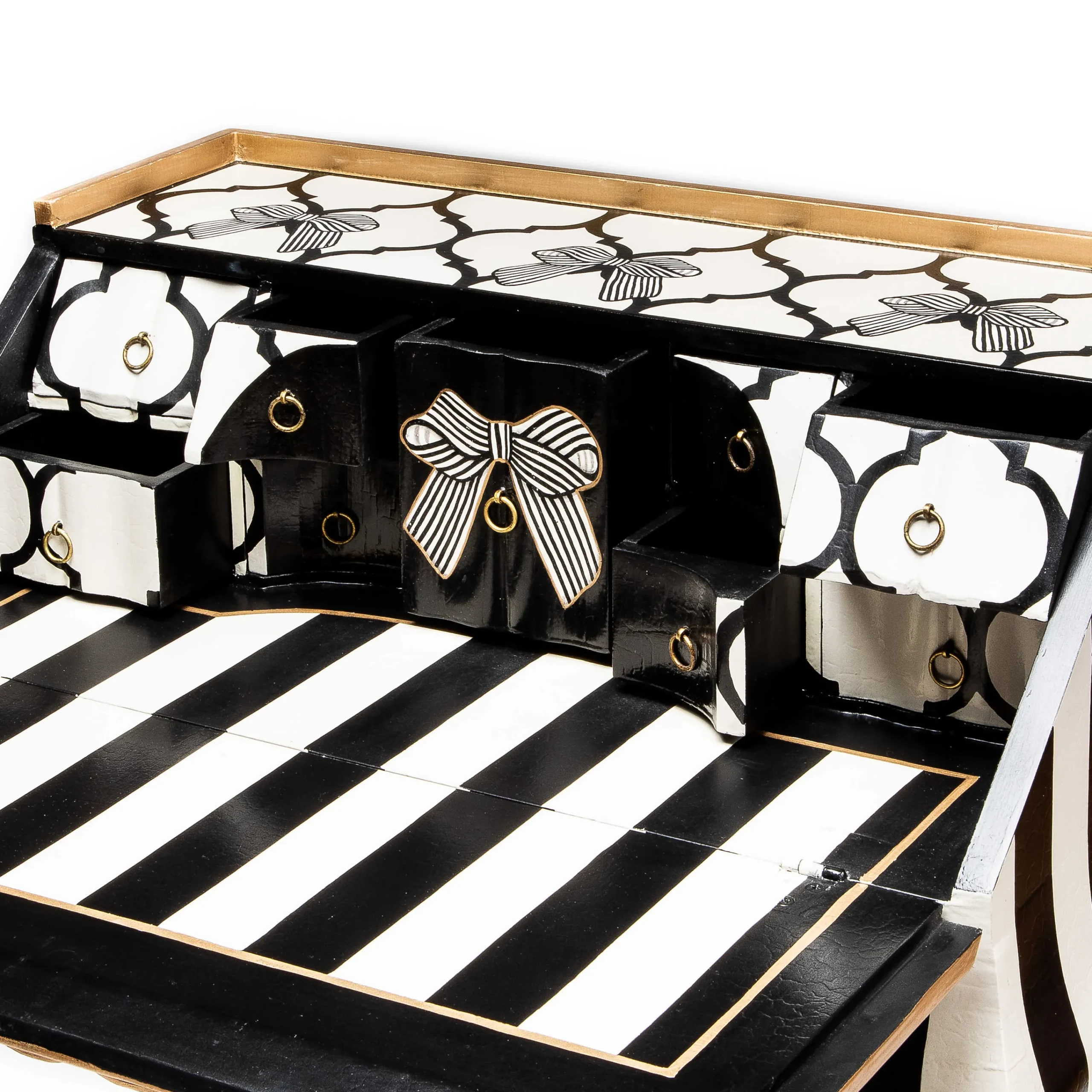 MacKenzie-Childs Pretty As A Bow Writing Desk* Living Room