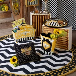 MacKenzie-Childs Queen Bee Pillow* Pillows, Throws, & Cushions