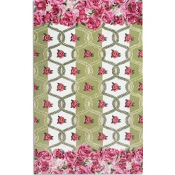 MacKenzie-Childs Really Rosy Rug - 5' X 8'* Rugs