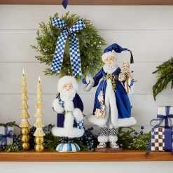 MacKenzie-Childs Ribbed Triple Sphere Candle Holder - Gold* Candles & Fragrances