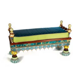MacKenzie-Childs Ridiculous Peacock Bench* Entryway Furniture