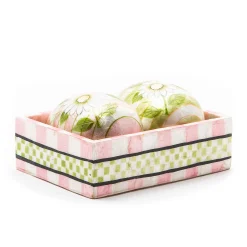 MacKenzie-Childs Rose Garden Daisy Egg Tray* Room Accents