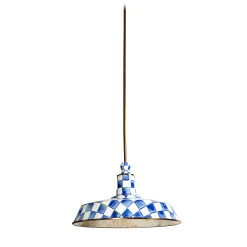 MacKenzie-Childs Royal Check Barn Pendant Lamp - 18"* Lighting