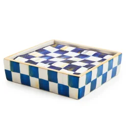 MacKenzie-Childs Royal Check Cocktail Napkin Holder* Outdoor Entertaining