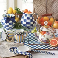 MacKenzie-Childs Royal Check Cork Back Placemats - Set Of 4* Outdoor Entertaining