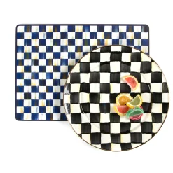 MacKenzie-Childs Royal Check Cork Back Placemats - Set Of 4* Outdoor Entertaining