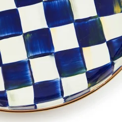 MacKenzie-Childs Royal Check Enamel Abundant Bowl* Outdoor Entertaining