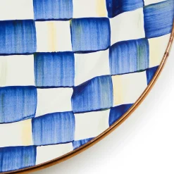 MacKenzie-Childs Royal Check Enamel Charger/Plate* Outdoor Entertaining
