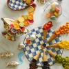 MacKenzie-Childs Royal Check Enamel Cheese Course* Outdoor Entertaining