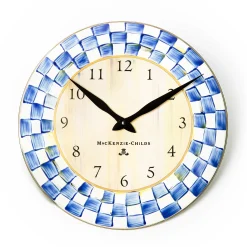 MacKenzie-Childs Royal Check Enamel Clock* Room Accents