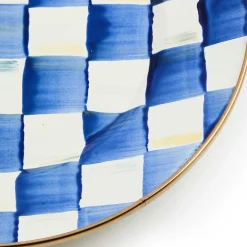 MacKenzie-Childs Royal Check Enamel Dinner Plate* Outdoor Entertaining