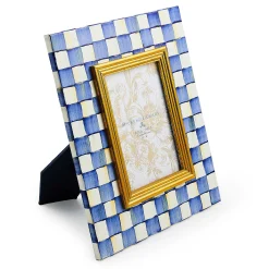 MacKenzie-Childs Royal Check Enamel Frame - 4