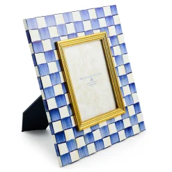 MacKenzie-Childs Royal Check Enamel Frame - 5