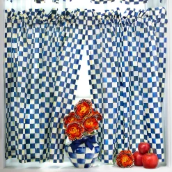 MacKenzie-Childs Royal Check Enamel Large Vase* Room Accents