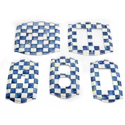 MacKenzie-Childs Royal Check Enamel Switch Plate - Single Rocker* Room Accents