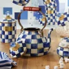 MacKenzie-Childs Royal Check Enamel Tea Kettle - 3 Quart* Tea Kettles